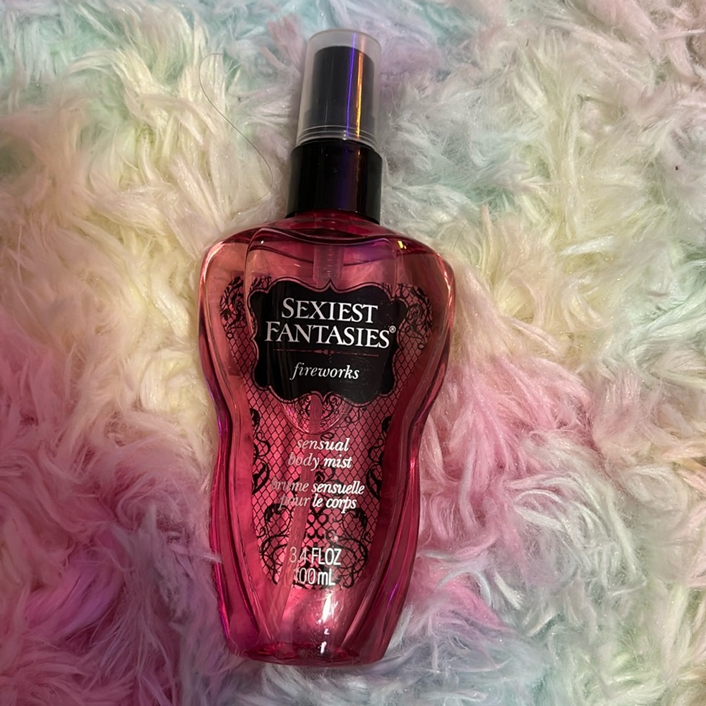 RARE Sexiest fantasies fireworks sensual body mist 3.4oz